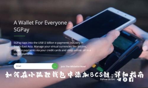 如何在小狐狸钱包中添加BCS链:详细指南