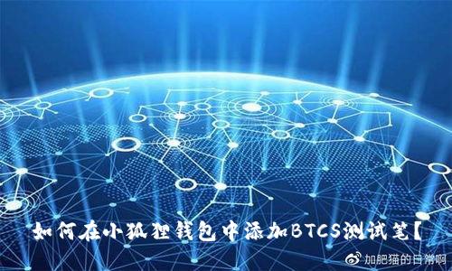 如何在小狐狸钱包中添加BTCS测试笔?