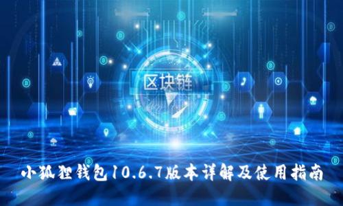 小狐狸钱包10.6.7版本详解及使用指南